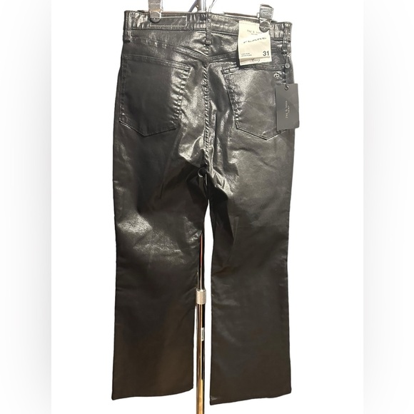 Rag & bone coated black Casey high rise ankle flare jeans size 31 - Picture 5 of 14